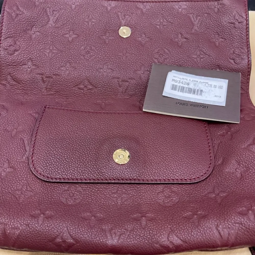 Louis Vuitton Petillante Clutch Monogram Empreinte Leather